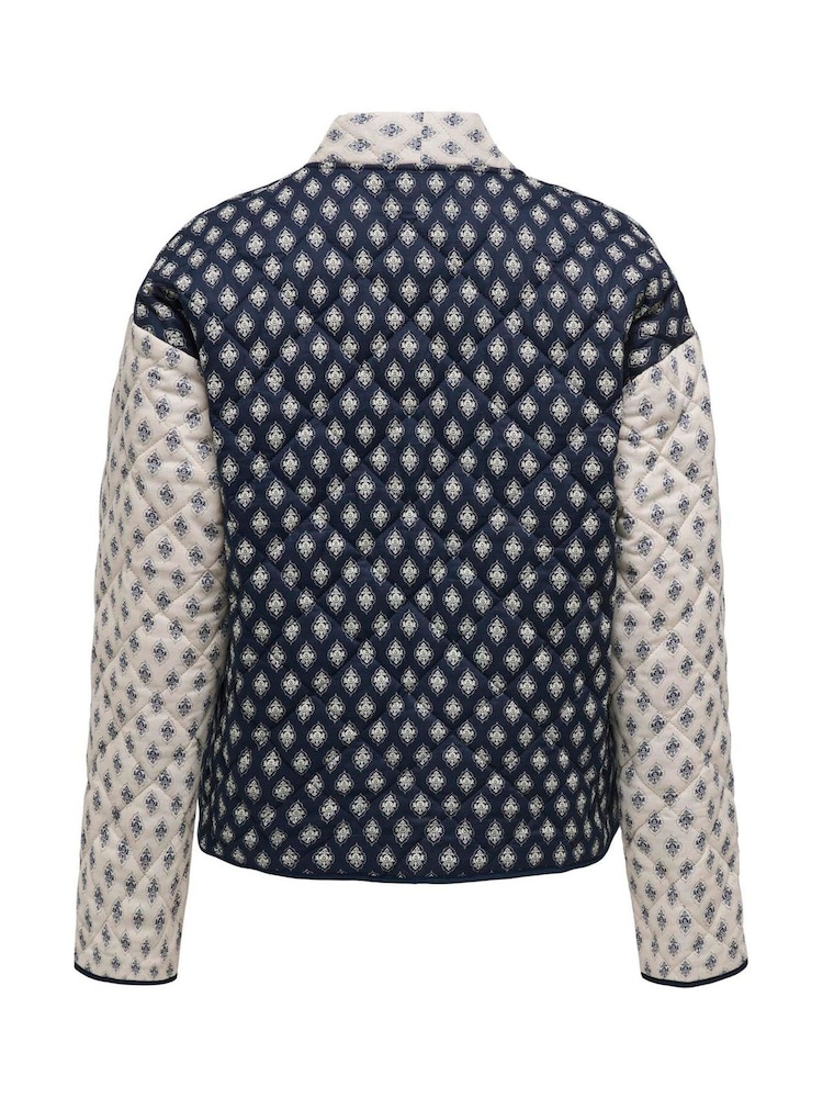 JDY White Quilted House Coat - Image 6 of 6