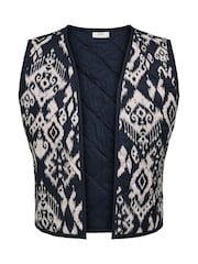 JDY Black Pattern Waistcoat - Image 5 of 6