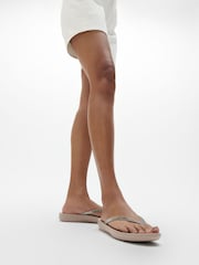 FitFlop Iqushion Ombre Sparkle Brown Flip Flops - Image 1 of 2
