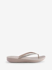 FitFlop Iqushion Ombre Sparkle Brown Flip Flops - Image 2 of 2