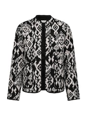 JDY Black Pattern Jacket - Image 8 of 9