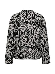 JDY Black Pattern Jacket - Image 9 of 9