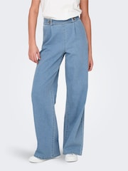 JDY Blue Wide Leg Jeans - Image 1 of 5