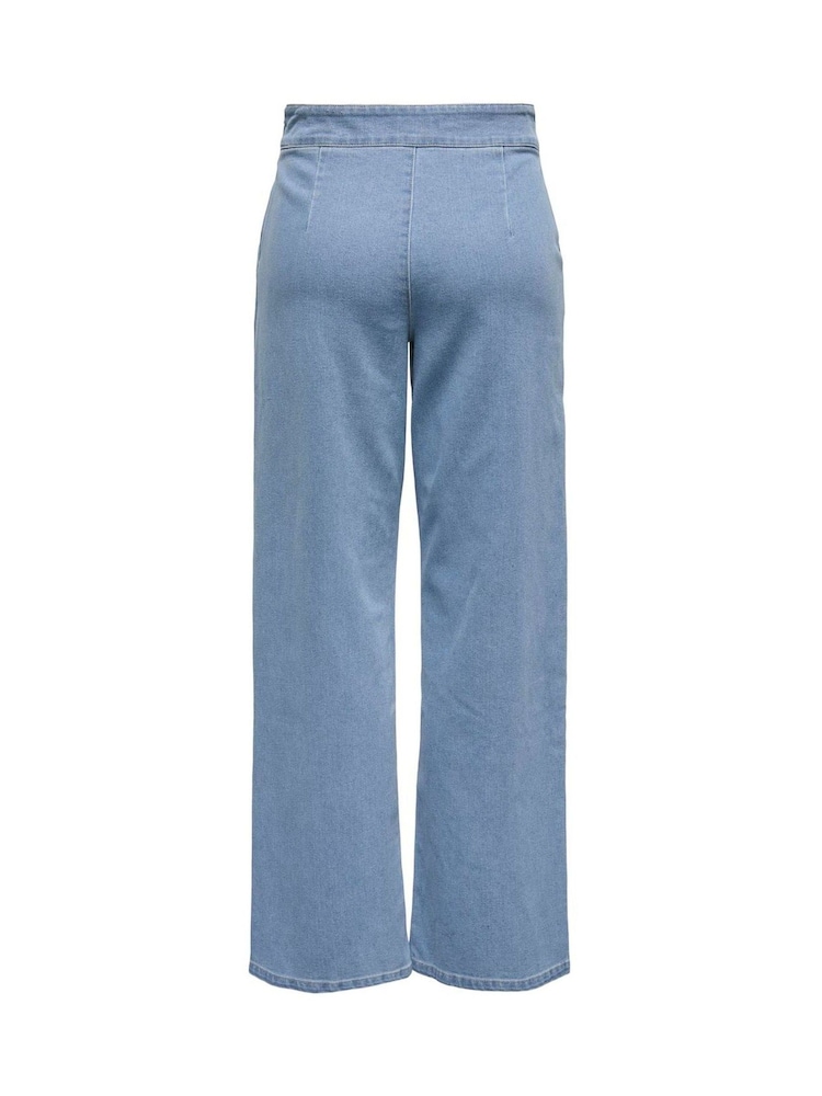 JDY Blue Wide Leg Jeans - Image 5 of 5