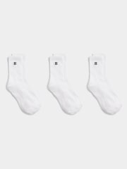 Blanco - Sweaty Betty Essentials Crew Socks 3 Pack - Imagen 1 de 1