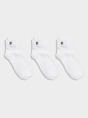 Sweaty Betty White Essentials Mini Crew Socks 3 Pack - Image 1 of 1