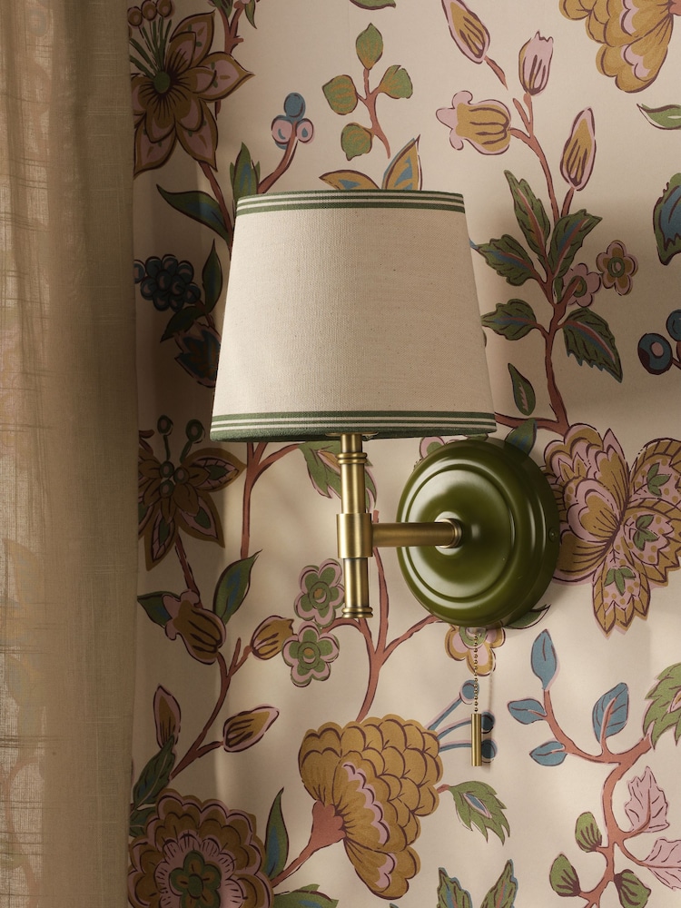 Joules Green Upton Wall Light - Image 2 of 8