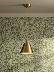 Joules Antique Brass Wollaton Pendant Ceiling Light - Image 1 of 6