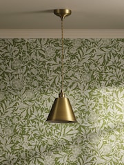Joules Antique Brass Wollaton Pendant Ceiling Light - Image 2 of 6