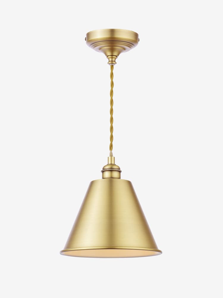 Joules Antique Brass Wollaton Pendant Ceiling Light - Image 6 of 6 Joules Antique Brass Wollaton Pendant Ceiling Light - Image 6 of 6
