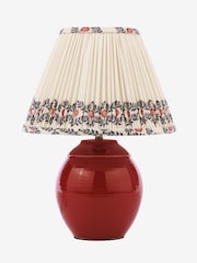 Joules Red Wentworth Table Lamp - Image 5 of 6