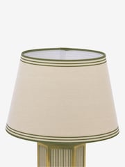 Joules Green Helmingham Antique Brass Claw Foot Table Lamp - Image 4 of 6