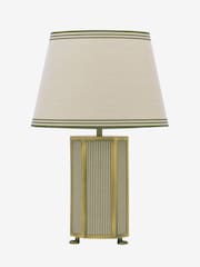 Joules Green Helmingham Antique Brass Claw Foot Table Lamp - Image 5 of 6