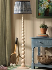 Joules Cream Harewood Floor Lamp - Image 1 of 8