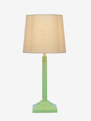 Joules Green Buscot Square Base Table Lamp with Shade - Image 6 of 6