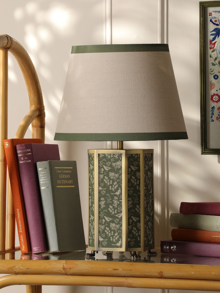 Joules Green Helmingham Antique Brass Claw Foot Table Lamp - Image 2 of 7 Joules Green Helmingham Antique Brass Claw Foot Table Lamp - Image 2 of 7
