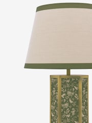 Joules Green Helmingham Antique Brass Claw Foot Table Lamp - Image 3 of 7