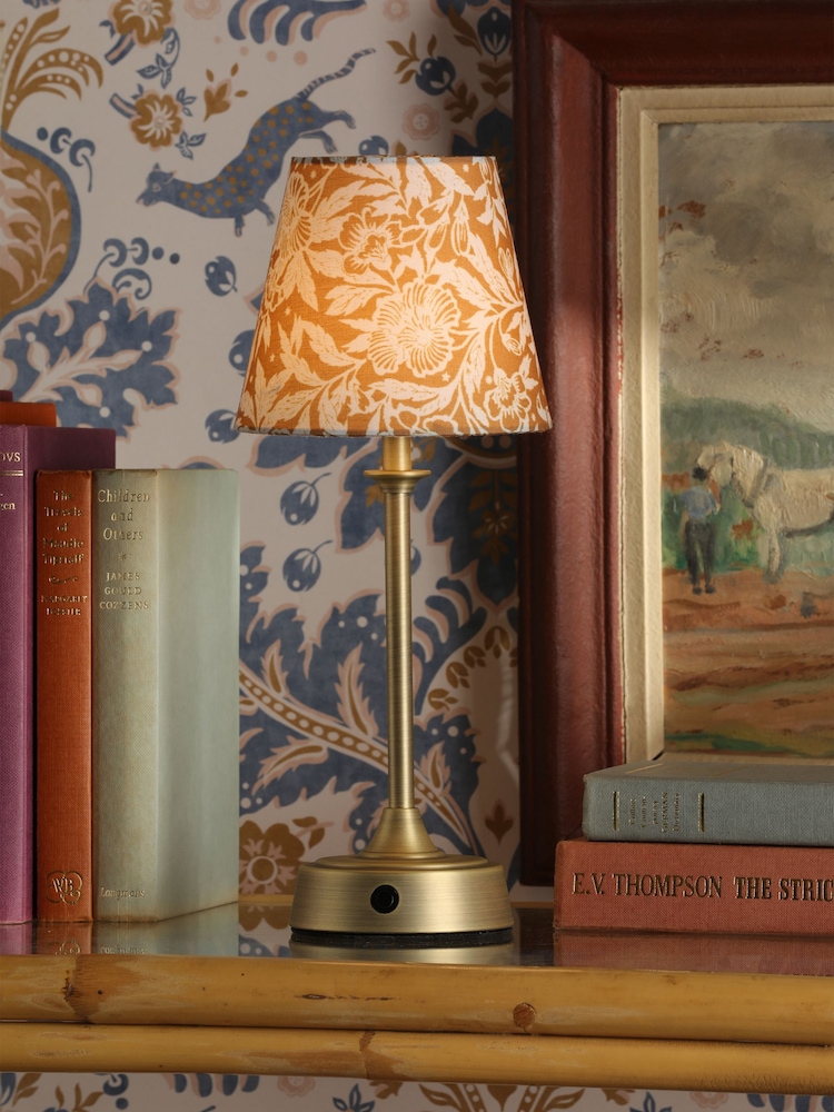 Joules Gold Apsley Rechargeable Led Wireless Table Lamp - Image 1 of 6