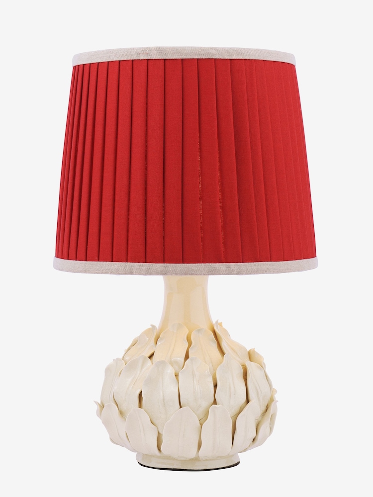 Joules Cream Chatsworth Tall Ceramic Table Lamp - Image 6 of 6 Joules Cream Chatsworth Tall Ceramic Table Lamp - Image 6 of 6