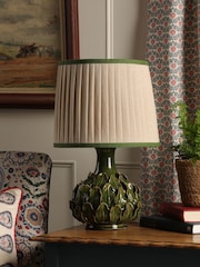 Joules Green Chatsworth Tall Ceramic Table Lamp - Image 2 of 5