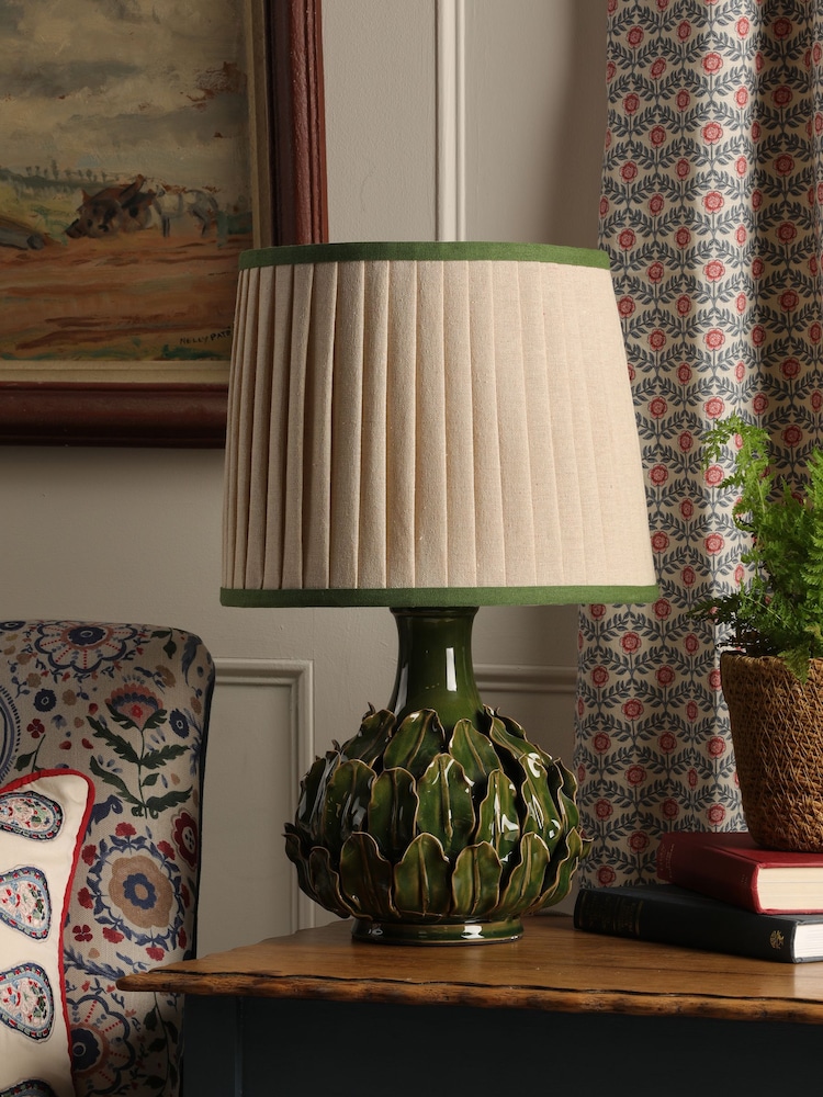 Joules Green Chatsworth Tall Ceramic Table Lamp - Image 2 of 5
