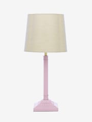 Joules Pink Buscot Square Base Table Lamp with Shade - Image 5 of 6