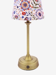 Joules White & Blue Apsley Rechargeable Led Wireless Table Lamp - Image 3 of 6