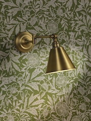Joules Antique Brass Wollaton Wall Light - Image 1 of 8