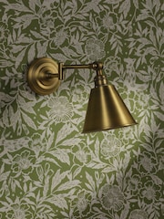 Joules Antique Brass Wollaton Wall Light - Image 2 of 8