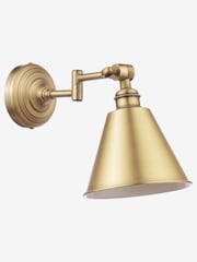 Joules Antique Brass Wollaton Wall Light - Image 7 of 8
