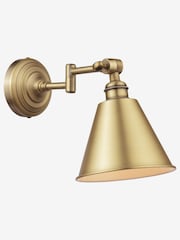Joules Antique Brass Wollaton Wall Light - Image 8 of 8