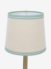 Joules Antique Brass Buscot Square Base Table Lamp with Shade - Image 4 of 6