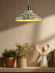 Joules Green Audley Ceramic Printed Light Shade - Image 1 of 6