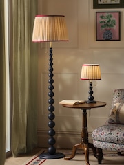 Joules Navy Blue Harewood Floor Lamp - Image 3 of 8