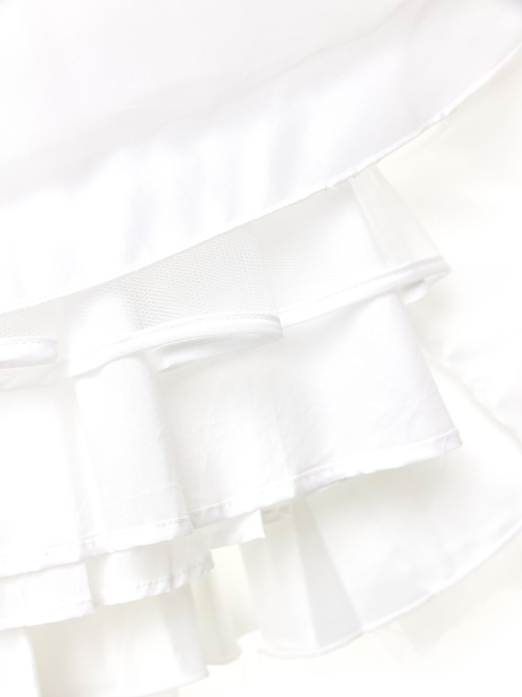 iAMe Girls Party White Dress - Image 8 of 9