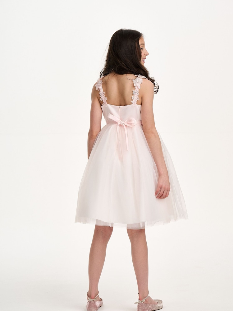 iAMe Girls Pink Party Dress - Image 2 of 9 iAMe Girls Pink Party Dress - Image 2 of 9