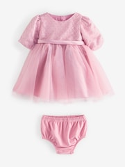 iAMe Girls Pink Party Dress - Image 1 of 9