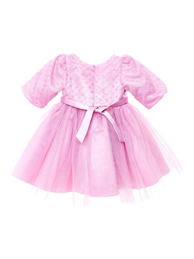 iAMe Girls Pink Party Dress - Image 2 of 9