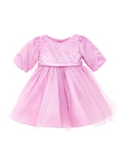 iAMe Girls Pink Party Dress - Image 4 of 9