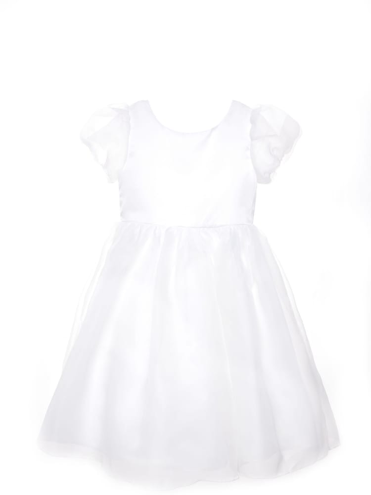 iAMe Girls Party White Dress - Image 4 of 9