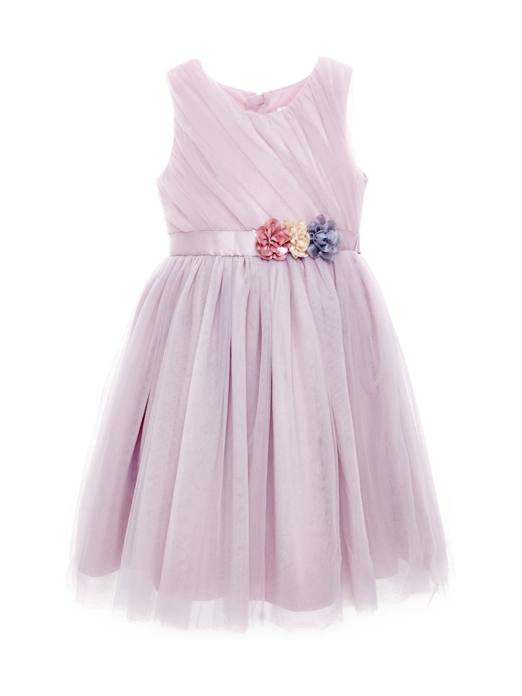 iAMe Girls Pink Party Dress - Image 3 of 8