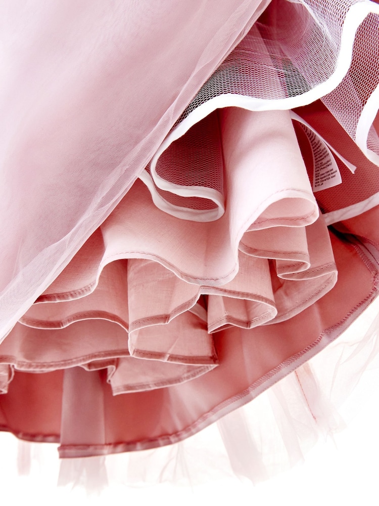 iAMe Girls Pink Party Dress - Image 6 of 8