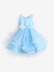 iAMe Girls Blue Party Dress - Image 4 of 10