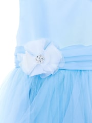 iAMe Girls Blue Party Dress - Image 9 of 10