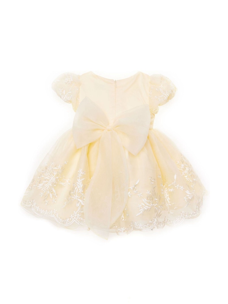 iAMe Girls Yellow Party Dress - Image 3 of 10