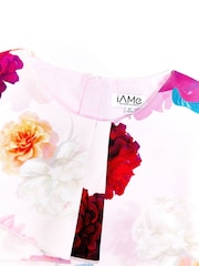 iAMe Girls Party White Dress - Image 6 of 7