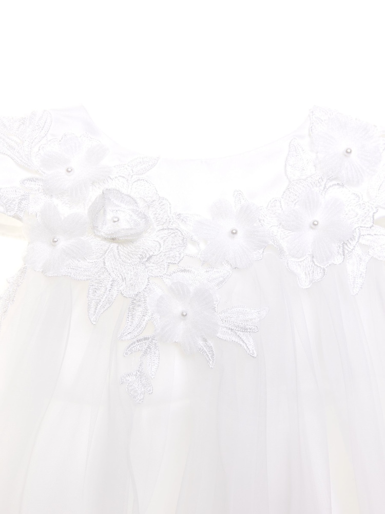 iAMe Girls Party White Dress - Image 7 of 8