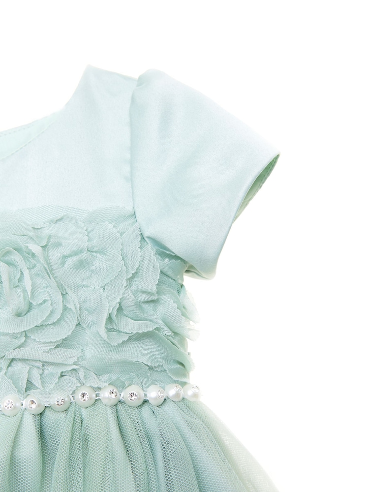 iAMe Girls Natural Party Dress - Image 4 of 9