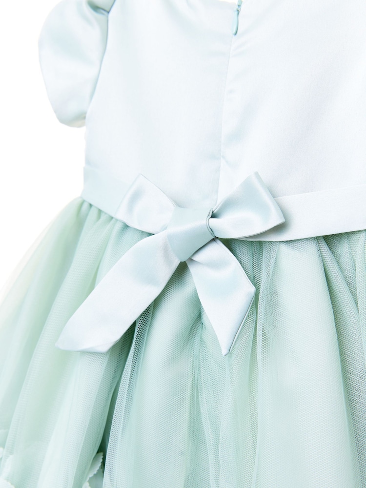 iAMe Girls Natural Party Dress - Image 7 of 9