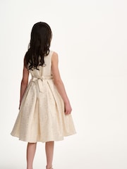 iAMe Girls Gold Party Dress - Image 2 of 9